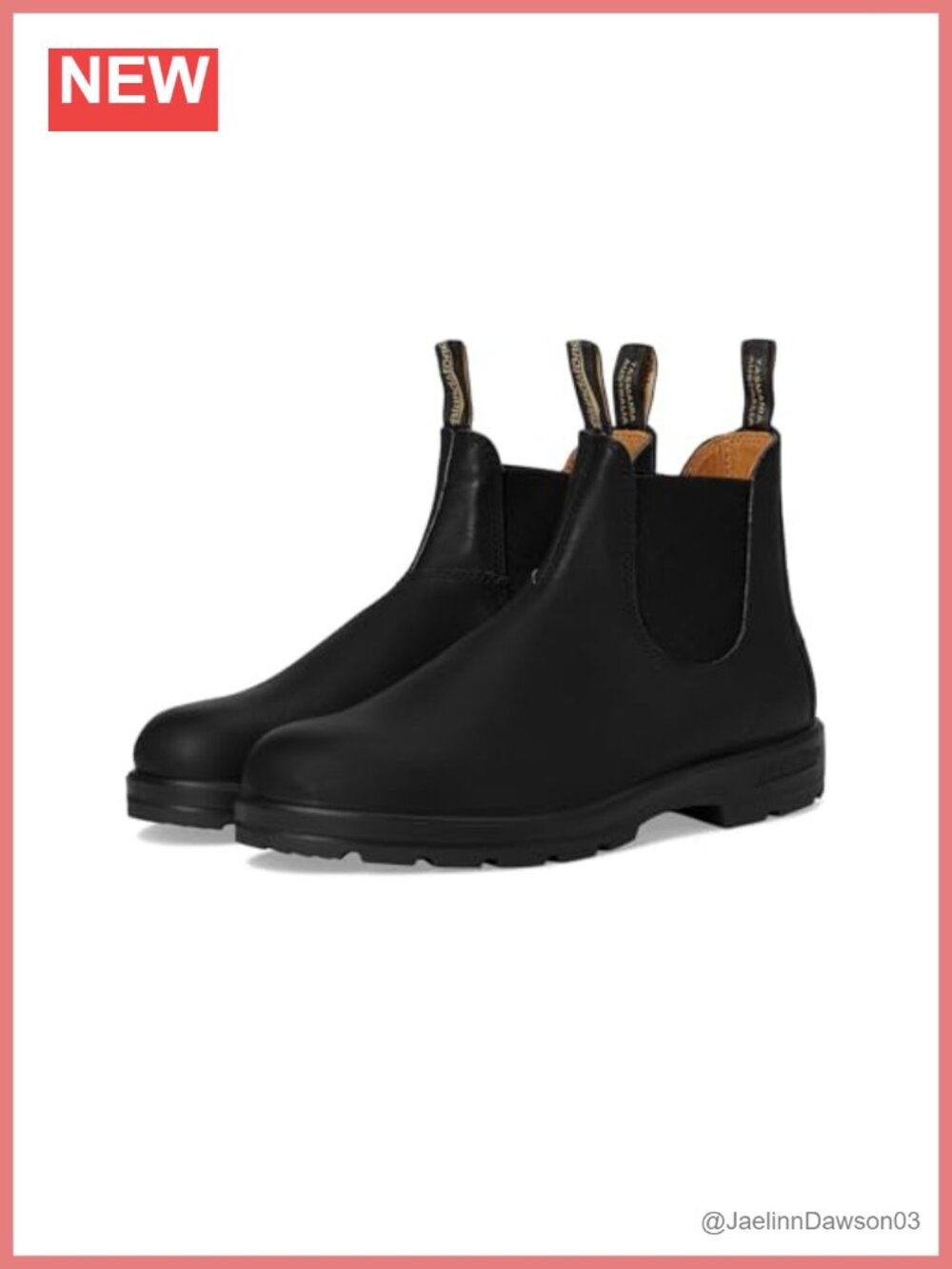 Water Resistant Chelsea Ankle Boots Leather Pull-On